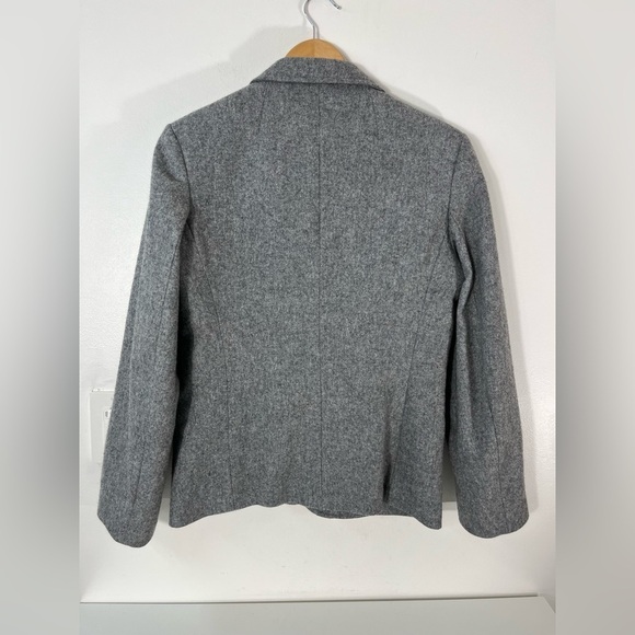 Vintage Country Casuals Womens Medium Great Britain Made Grey Wool Blend Blazer - Picture 4 of 12